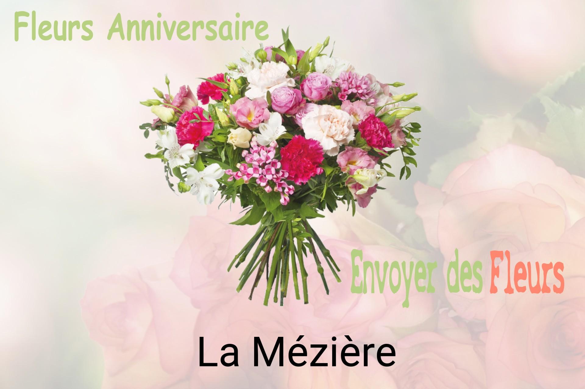 Bouquet de fleurs d’anniversaire livré à La Mézière