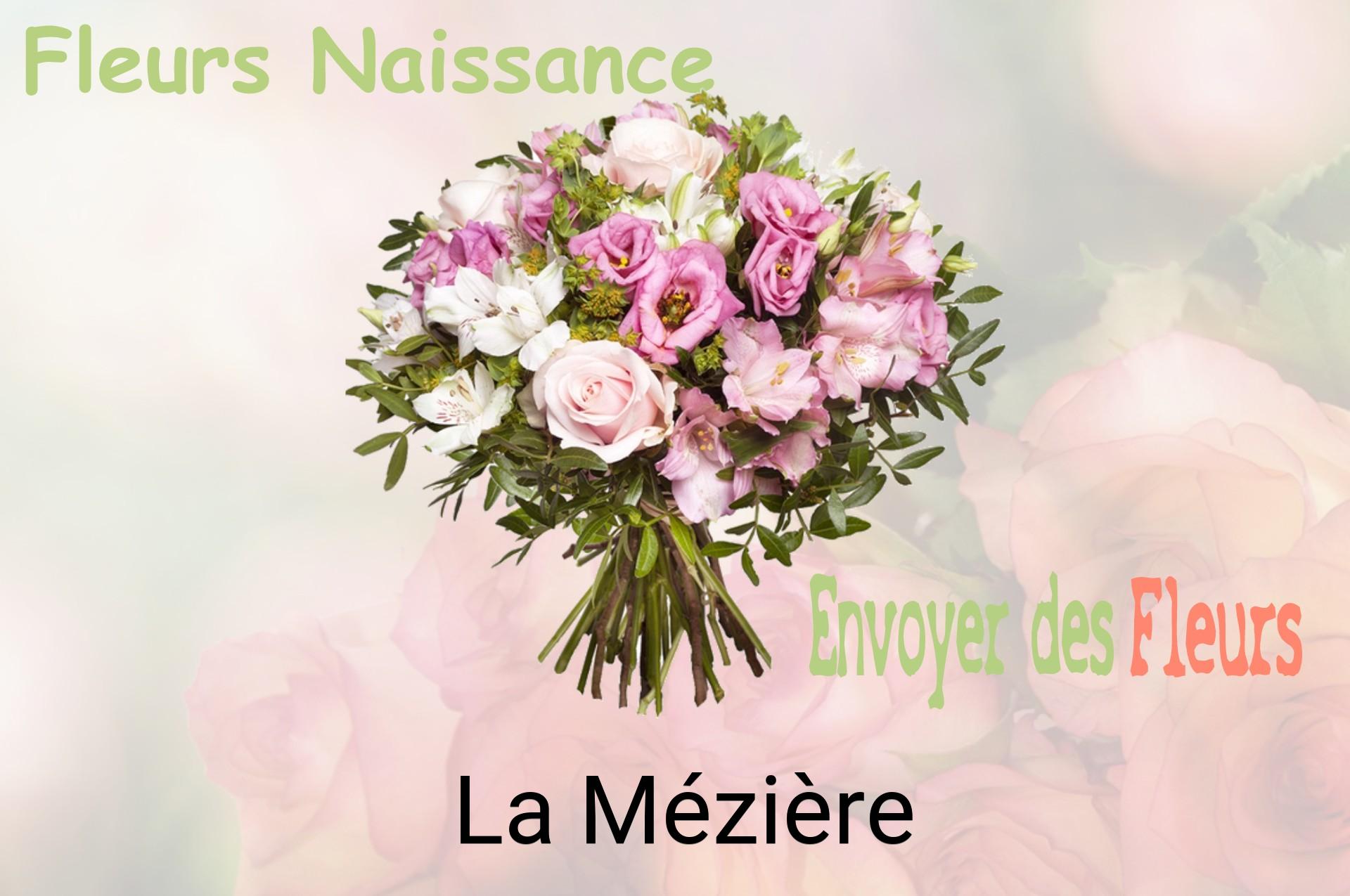 Bouquet de fleurs de naissance livré à La Mézière